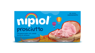 Nipiol Omogeneizzato prosciutto – 4 vasetti da 80 g