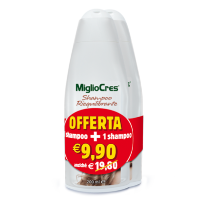 Migliocres Capelli Shampoo Riequilibrante - bipack