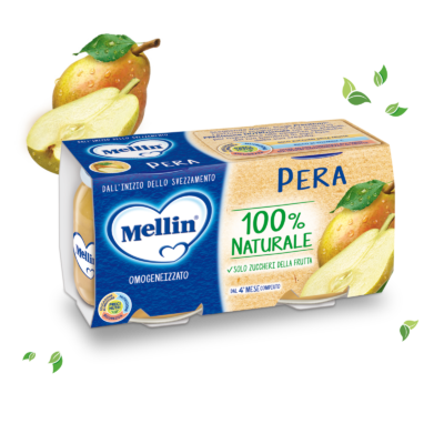 MELLIN OMOGENEIZZATO PERA - 2X100 g