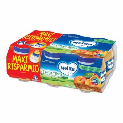 MELLIN OMOGENEIZZATO FRUTTA MISTA - 6X100 g