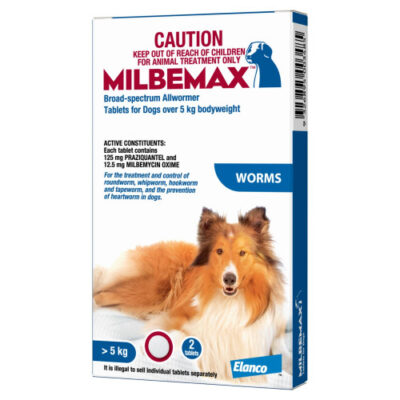 MILBEMAX BLU - 2 Compresse MASTICABILI PER CANI