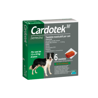 Cardotek Verde- 30 Plus Cani 12/22 kg - 6 tavolette