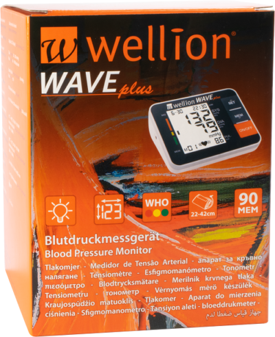 Misuratore di pressione professionale Wellion Wave plus